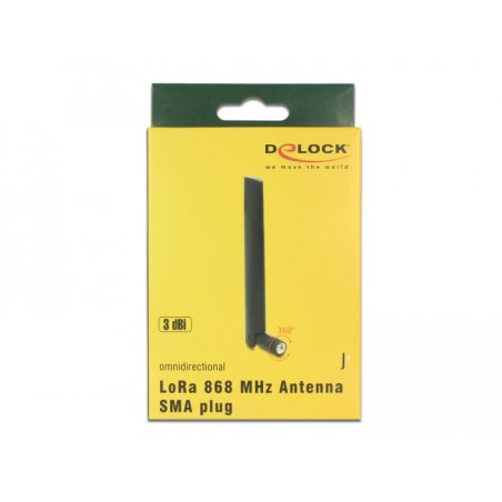 DeLOCK LoRa network antenna Omni-directional antenna SMA 3 dBi