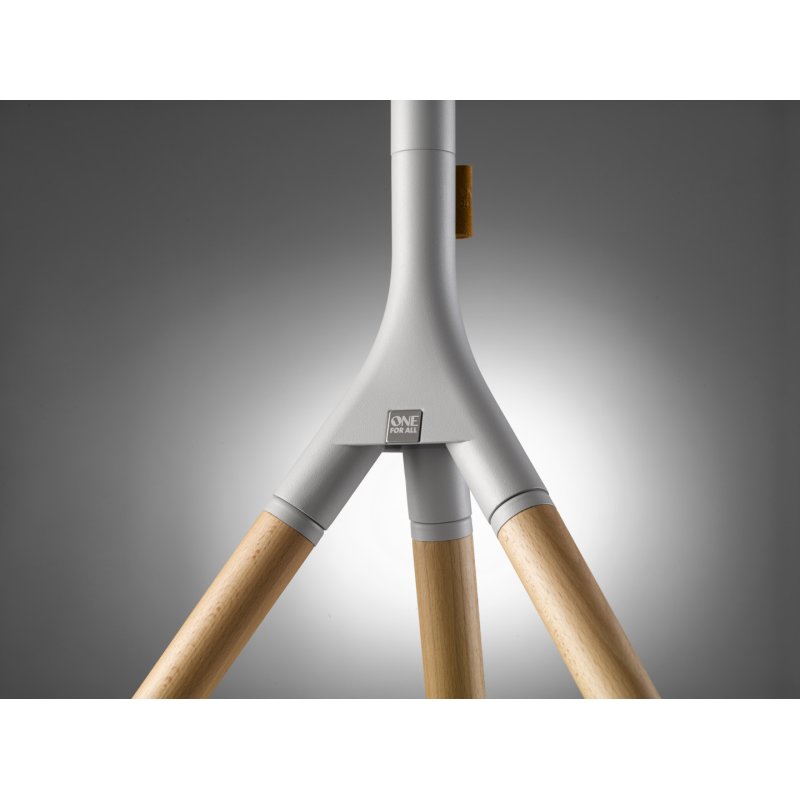 One For All Tripod WM 7472 support pour téléviseur 165,1 cm (65") Chêne, Argent, Gris