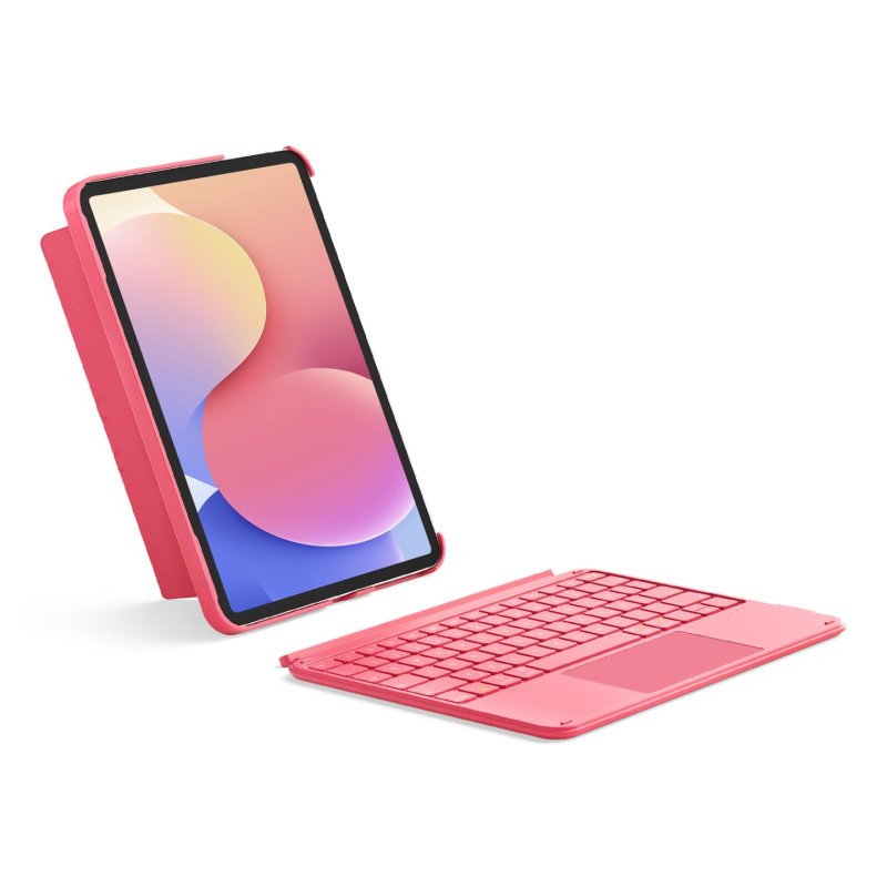 Inateck Ultraleichte Tastaturhülle, rot für iPad 11" (A16 2025), iPad 10, iPad Air 11" M3/M2 (2025/2024), iPad Air