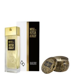 Alyssa Ashley Musk Eau De Parfum 100 Ml Gift Set With 110 G Scented Candle
