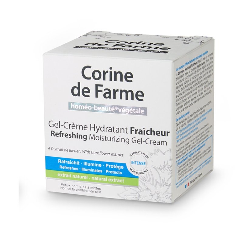 Corine de Farme Refreshing Moisturizing Gel-Cream Crèmes de jour et de nuit Visage All ages 50 ml