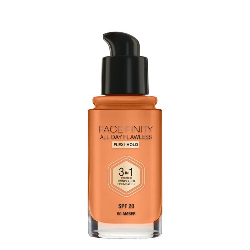 Max Factor FACEFINITY ALL DAY FLAWLESS 3 IN 1 FOUNDATION 90 AMBER