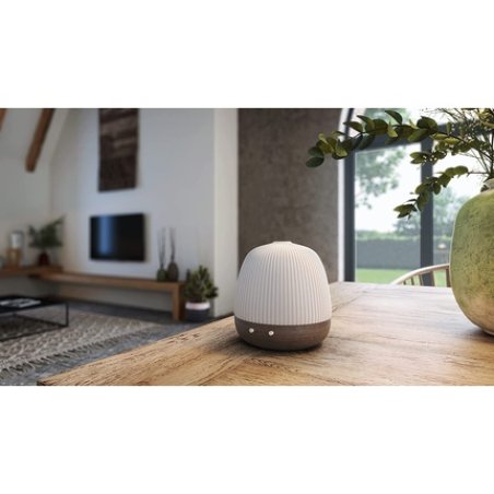 Pranarôm Diffuser Cera Linio Wood, Ceramic, Atmospheric Diffusion And Light