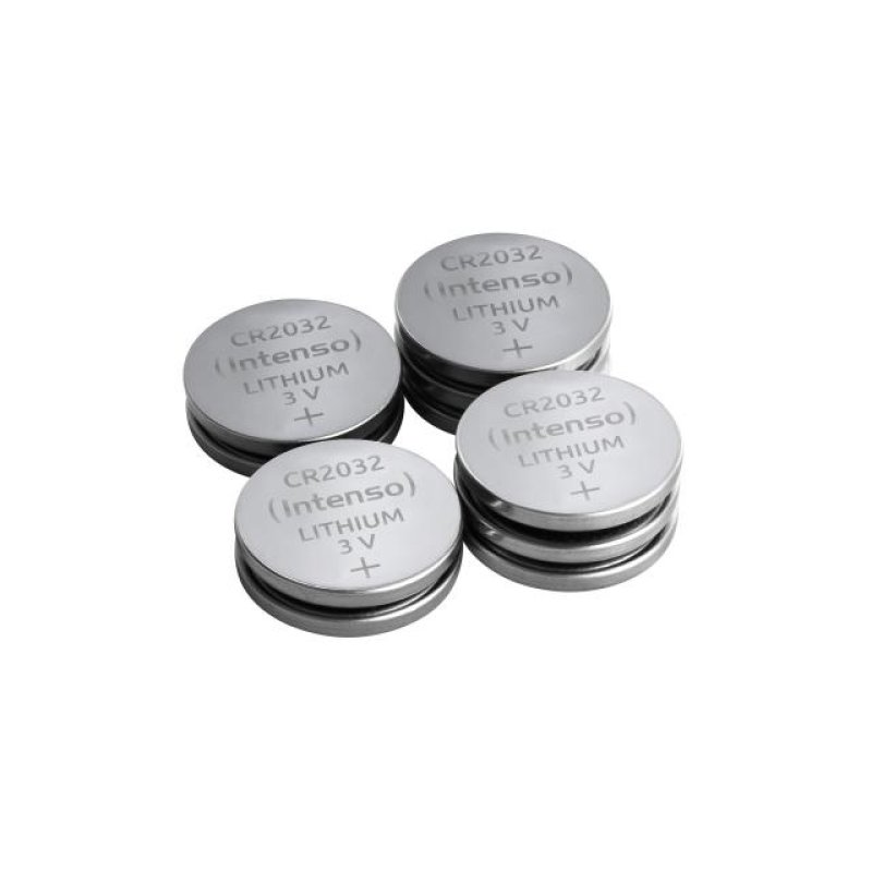 Intenso 7502430 pile domestique Batterie à usage unique CR2032 Lithium-Manganese Dioxide (LiMnO2)