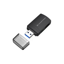 Conceptronic BIAN06B SD TF/MicroSD 4.0 Card Reader, UHS-II, USB 3.0, 5Gbps