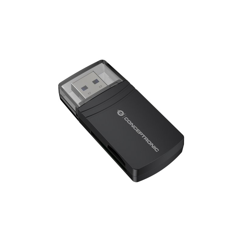 Conceptronic BIAN06B SD TF/MicroSD 4.0 Card Reader, UHS-II, USB 3.0, 5Gbps