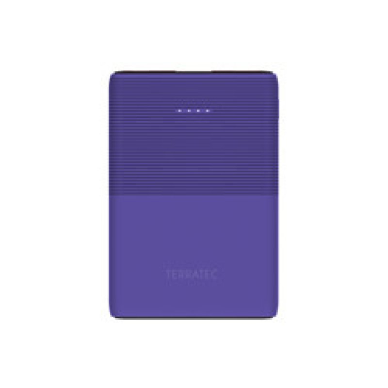 TerraTec P50 Pocket - Powerbank - 5000 mAh - 2.1 A - 2 Ausgabeanschlussstellen (USB, USB-C)