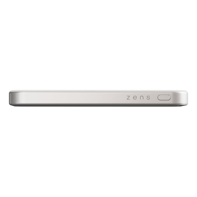 ZENS Pro 1 Slim 5000 mAh Recharge sans fil Blanc