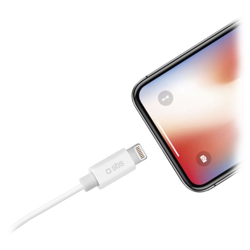 SBS Mix 100 In-Ear-Headset mit Lightning-Anschluss wei