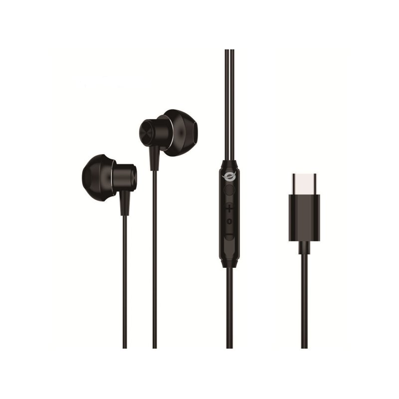 Conceptronic BRENDAN04B USB-C Ergomomic Earbud Headset