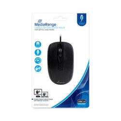 MediaRange MROS211 souris Bureau Ambidextre USB Type-A Optique 1000 DPI