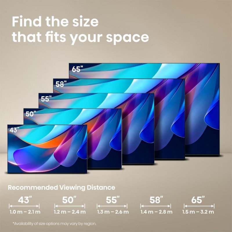 TV HISENSE 43A6S 43" UHD 4K SMART TV DOLBY VISION MODO JUEGO PLUS AIRPLAY