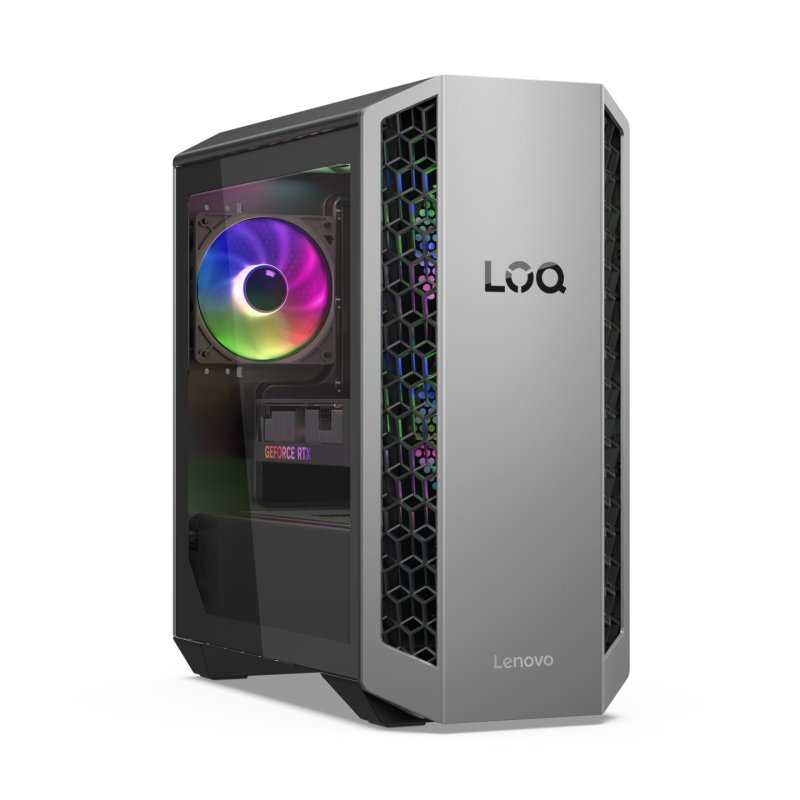 Lenovo LOQ Tower 26ADR10 AMD Ryzen™ 7 8745HX 16 Go DDR5-SDRAM 1 To SSD NVIDIA GeForce RTX 5070 Windows 11 Home PC Noir