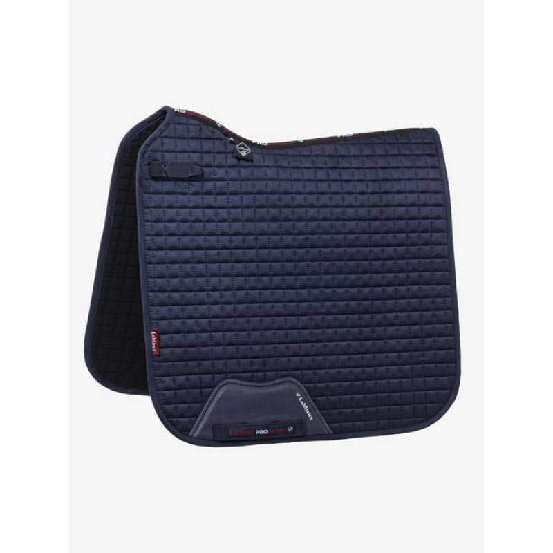 Lemieux - Suede Dressage Square - Navy - Large