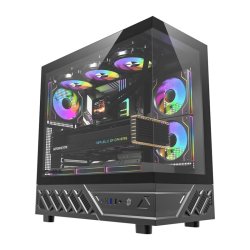 DarkFlash DS950 computer case (black) 6 fans