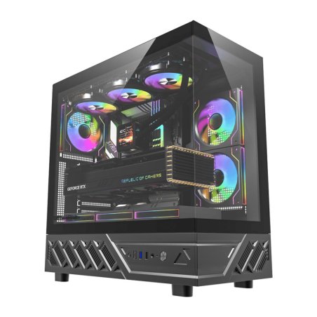 DarkFlash DS950 computer case (black) 6 fans