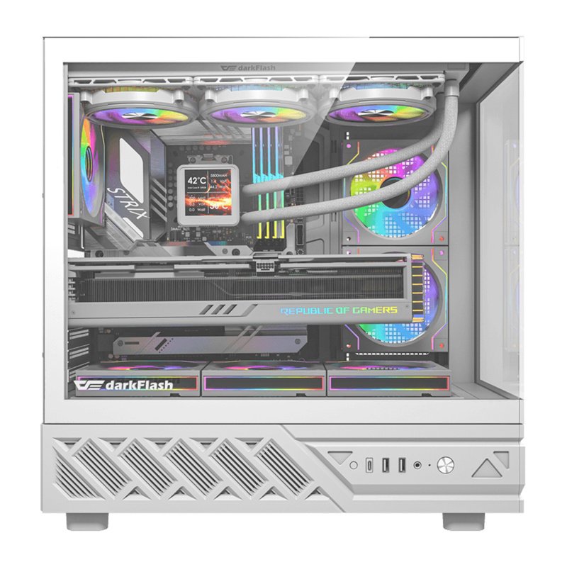 DarkFlash DS950 computer case (white)