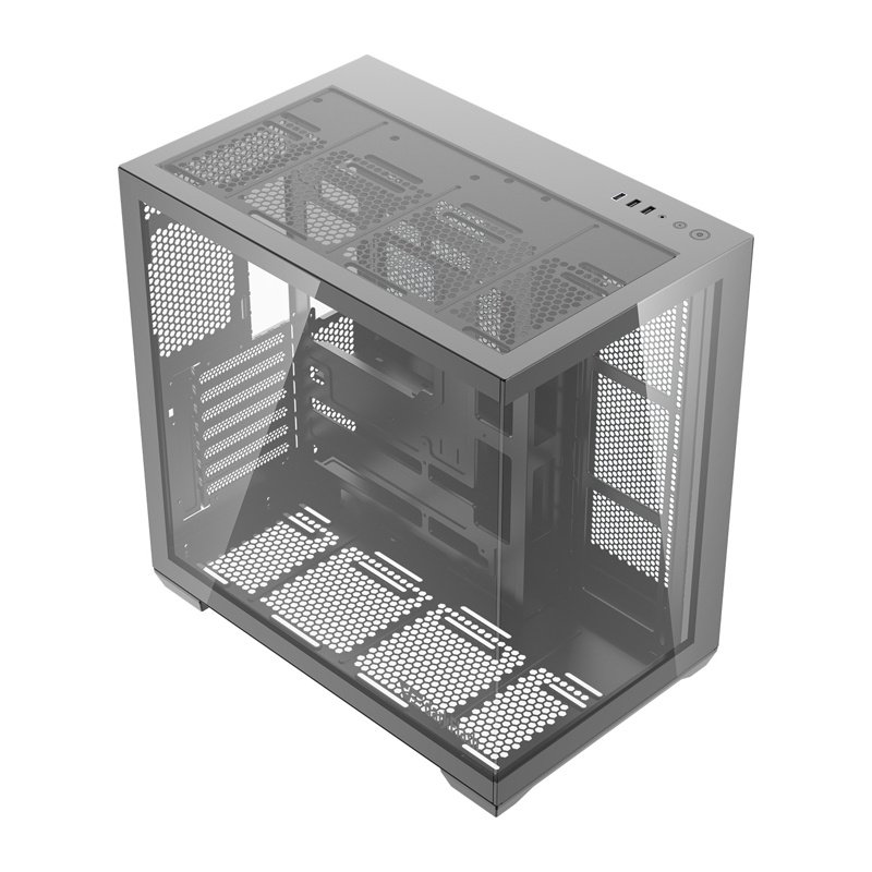 DarkFlash C280 computer case (black) 7 fans