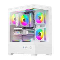 DarkFlash C365 computer case (white) 5 fans