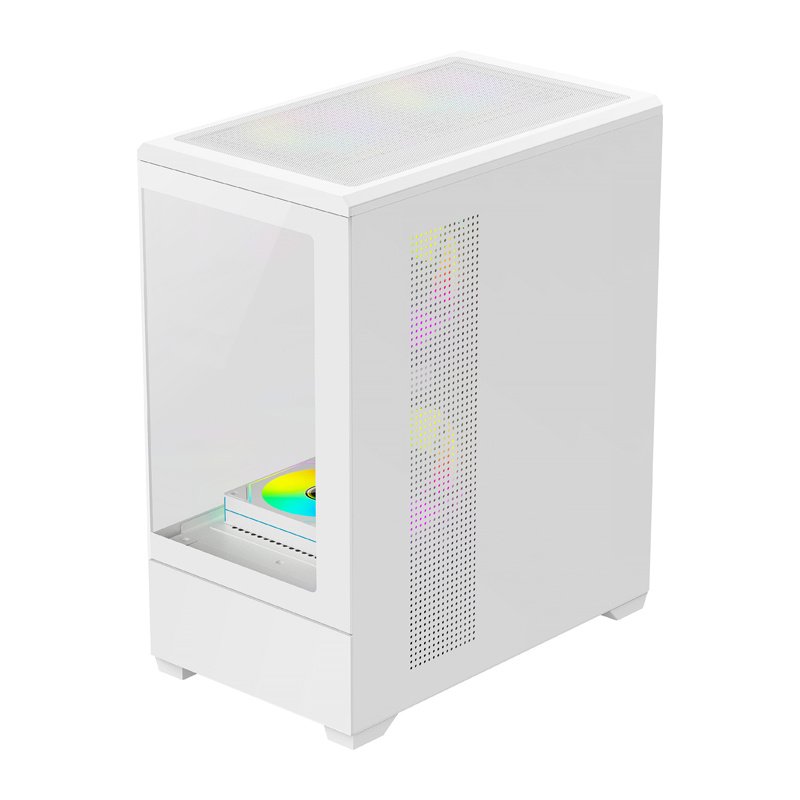 DarkFlash C365 computer case (white) 5 fans