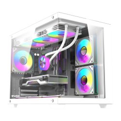 DarkFlash B275 PRO computer case (white) 6 fans