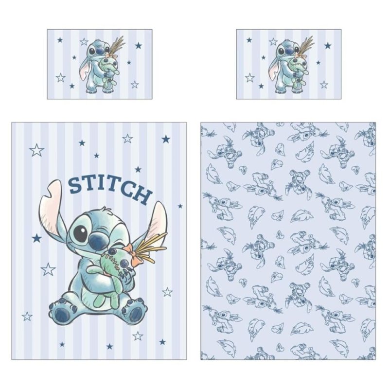 DISNEY - Stitch - Parure de lit 100x140cm 40x60cm