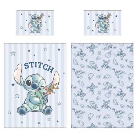 DISNEY - Stitch - Parure de lit 100x140cm 40x60cm