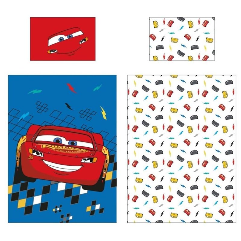 DISNEY - Cars - Parure de lit 100x140cm 40x60cm