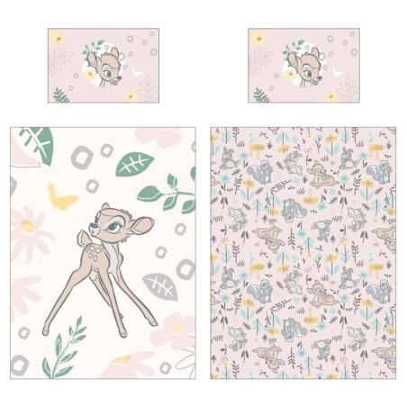 DISNEY - Bambi - Parure de lit 100x140cm 40x60cm