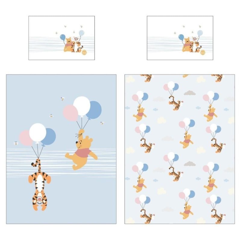 DISNEY - Winnie L'Ourson - Parure de lit 100x140cm 40x60cm