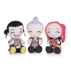 K-POP DEMON HUNTERS - Display de 12 Peluches - 3 Modèles - 30cm