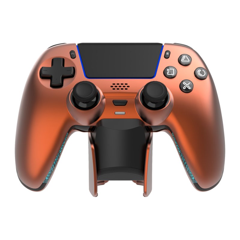 Deltaco Gaming GAM-199-ORANGECOPPER accessoire de jeux vidéo Orange, Bronze Bluetooth/USB Manette de jeu PlayStation