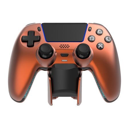 Deltaco Gaming GAM-199-ORANGECOPPER Gaming Controller Orange, Bronze Bluetooth/USB Gamepad PlayStation 5, PC, Android,