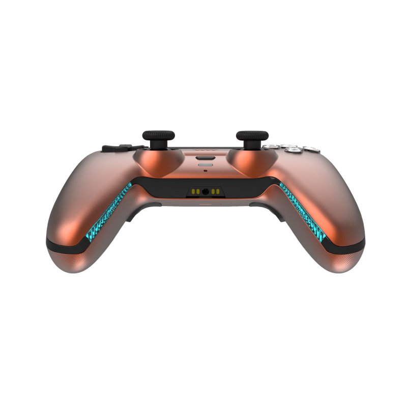 Deltaco Gaming GAM-199-ORANGECOPPER Gaming Controller Orange, Bronze Bluetooth/USB Gamepad PlayStation 5, PC, Android,