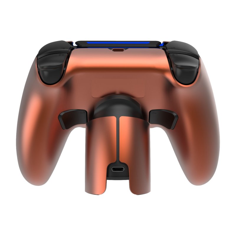 Deltaco Controller inkl. Ladestation Wireless orange PS5