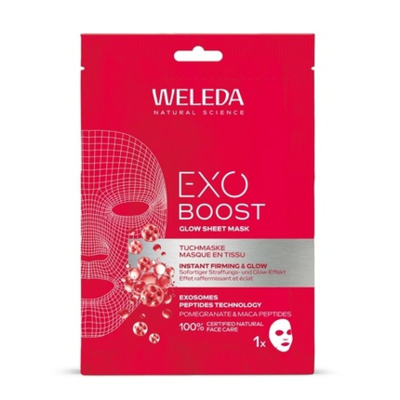 Weleda Exo Boost Glow Sheet Mask 20ml