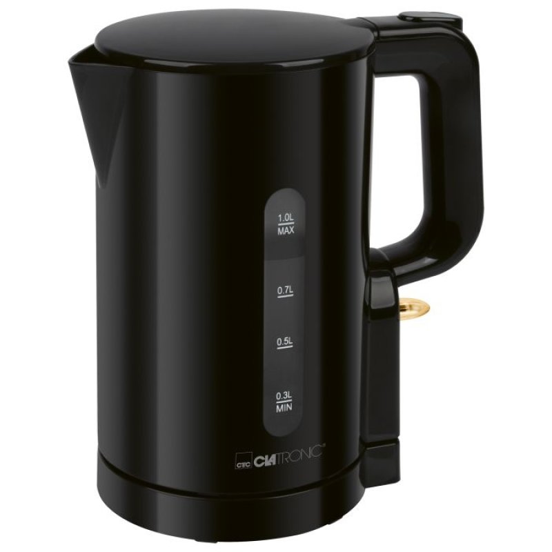 Clatronic WK 3834 electric kettle 1 L 900 W Black