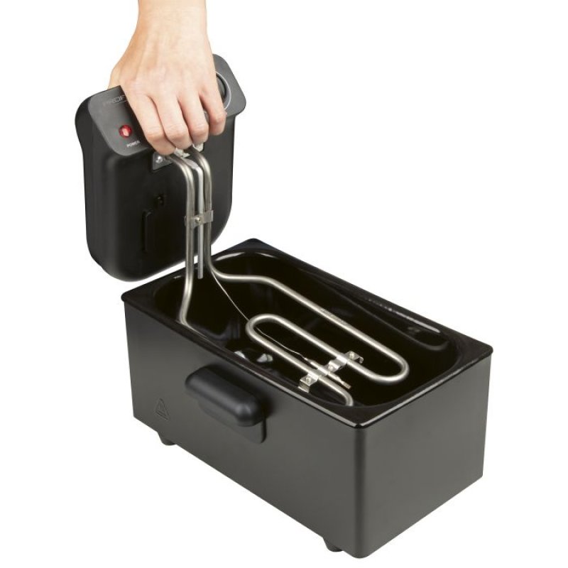 ProfiCook PC-FR 1325 Single 3 L Stand-alone 2000 W Deep fryer Black
