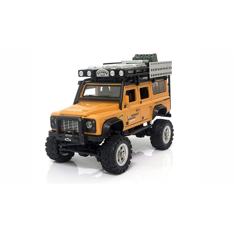 Amewi D90X28 Metall Scale Crawler gelb modèle radiocommandé Camion à chenilles Moteur électrique 1:28