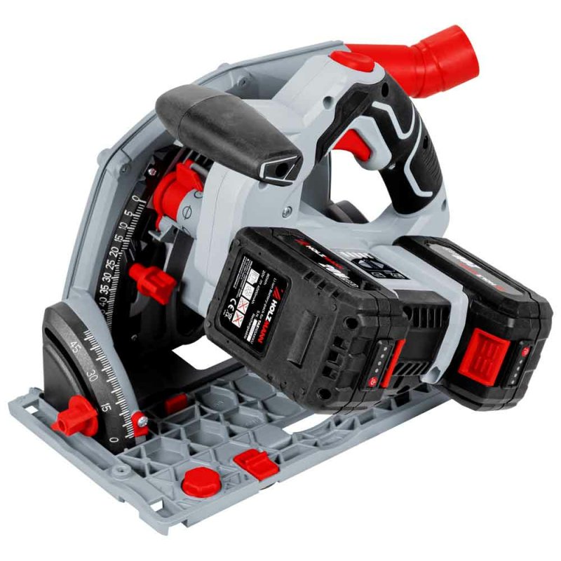 Holzmann TAS165AKKU portable circular saw 16.5 cm Black, Grey, Red 5500 RPM 100 W