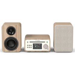 Pure Classic Stereo Mini Home audio micro system 40 W Oak, White
