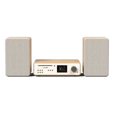 Pure 252807 home audio system Home audio micro system 50 W Oak, White