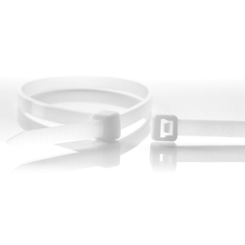 WKK 110124971 cable tie Releasable cable tie Plastic Natural 100 pc(s)