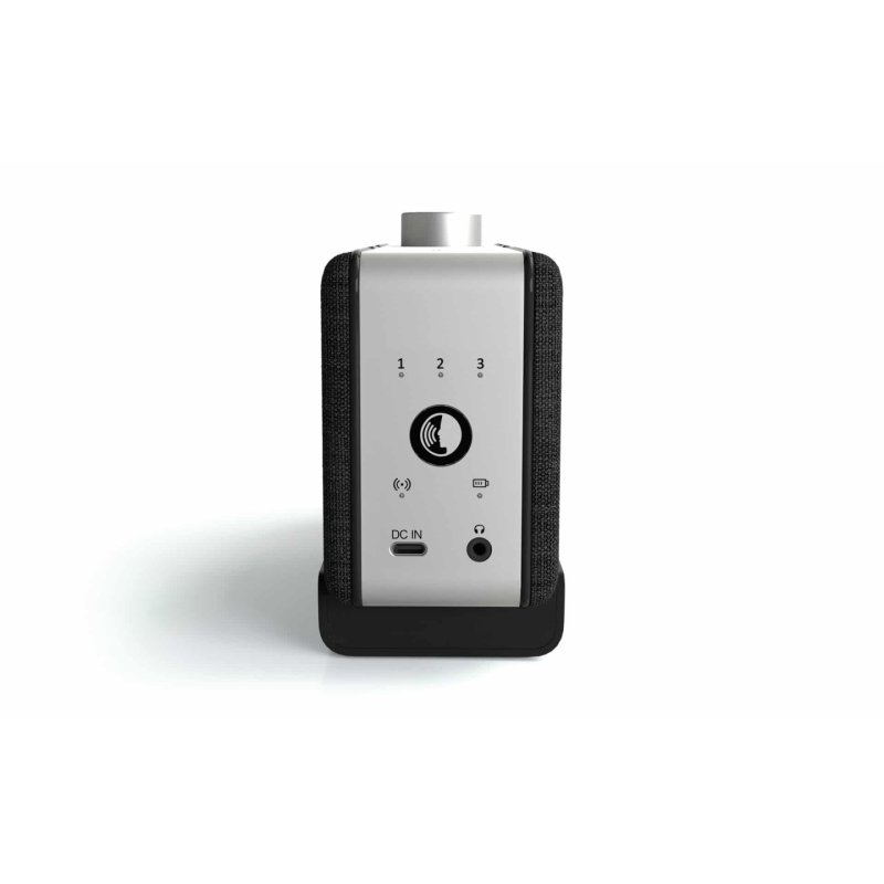 FALLER OSKAR Enceinte portable mono Noir, Argent 4 W