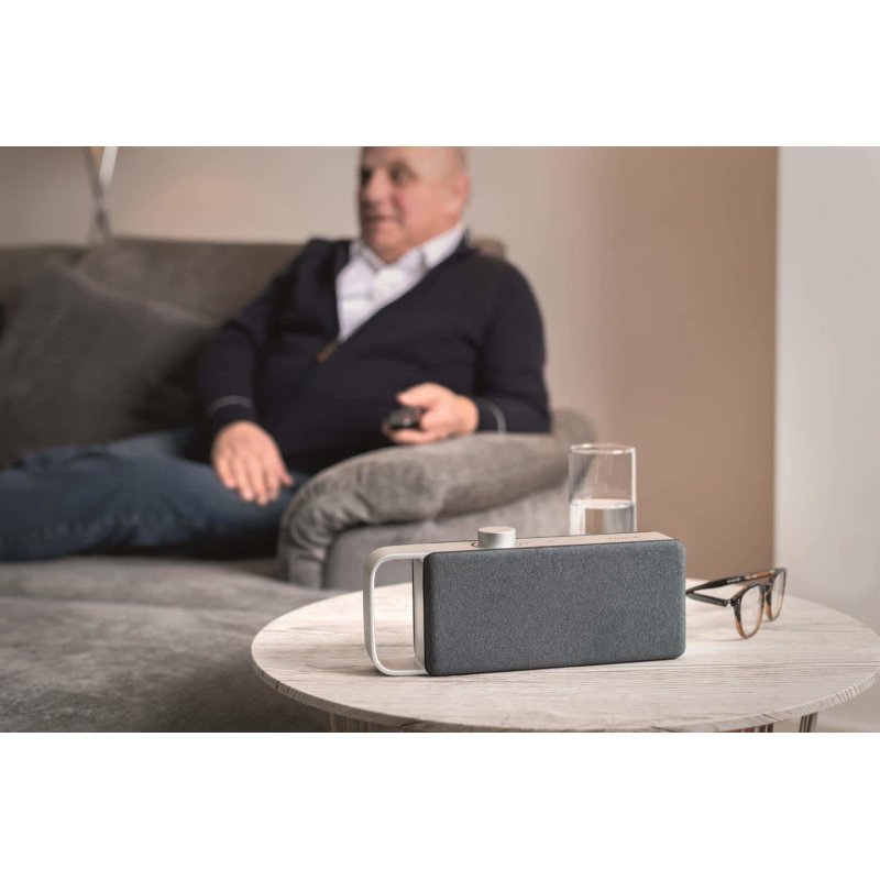 FALLER OSKAR Enceinte portable mono Noir, Argent 4 W