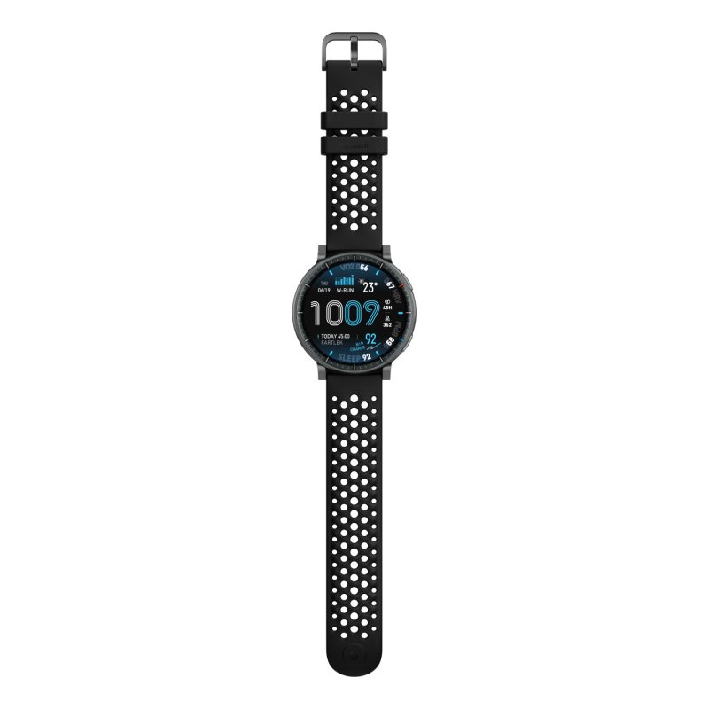 Amazfit Active Max 3,81 cm (1.5") AMOLED Numérique 480 x 480 pixels Écran tactile Noir