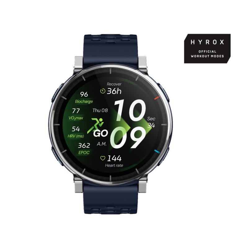 Amazfit Active 3 Premium Dark Blue Smartwatch HYROX-Modus