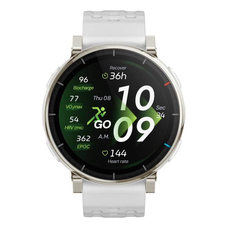 Amazfit Active 3 3.35 cm (1.32") AMOLED Digital 466 x 466 pixels Touchscreen Gold GPS (satellite)