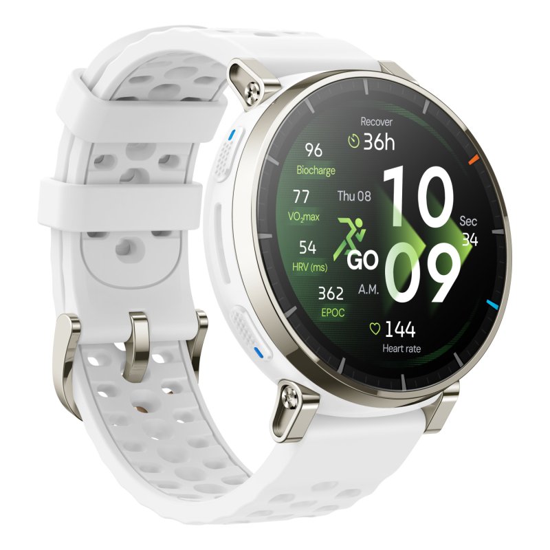 Amazfit Active 3 Premium White Smartwatch HYROX-Modus