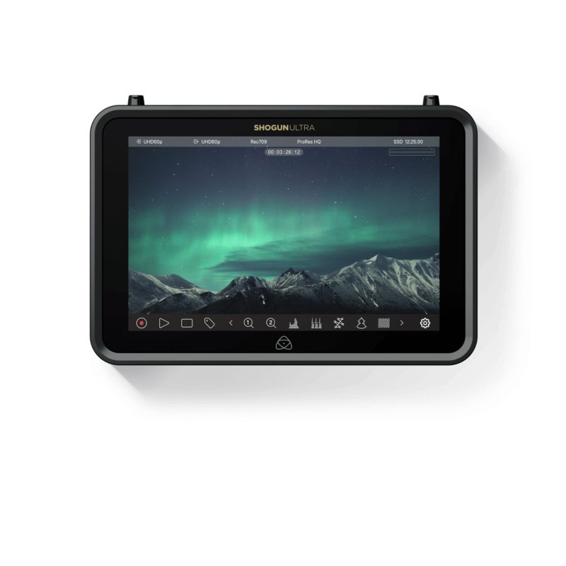 Atomos Shogun Ultra 17,8 cm (7") Noir 1920 x 1200 pixels Rétroéclairage à LED Écran tactile